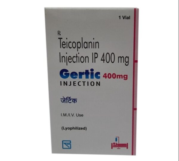 Gertic Teicoplanin 400mg Injection