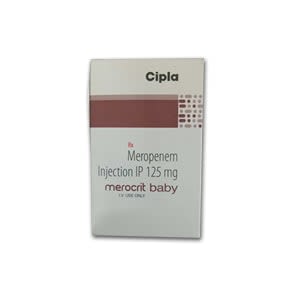 Merocrit Baby 125mg Meropenem Injection
