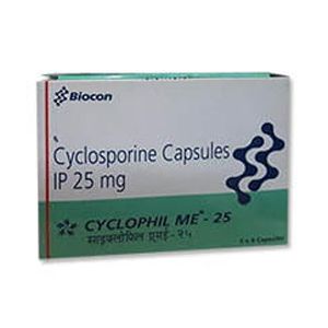 Cyclophil ME Cyclosporine 25mg Capsule
