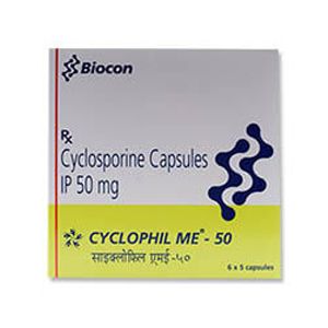 Cyclophil ME Cyclosporine 50mg Capsule