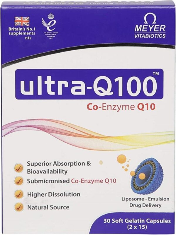 Ultra Q-100 Coenzyme Q10 Capsule