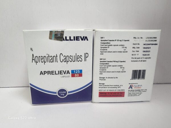 APRELIEVA Aprepitant capsules 125 mg